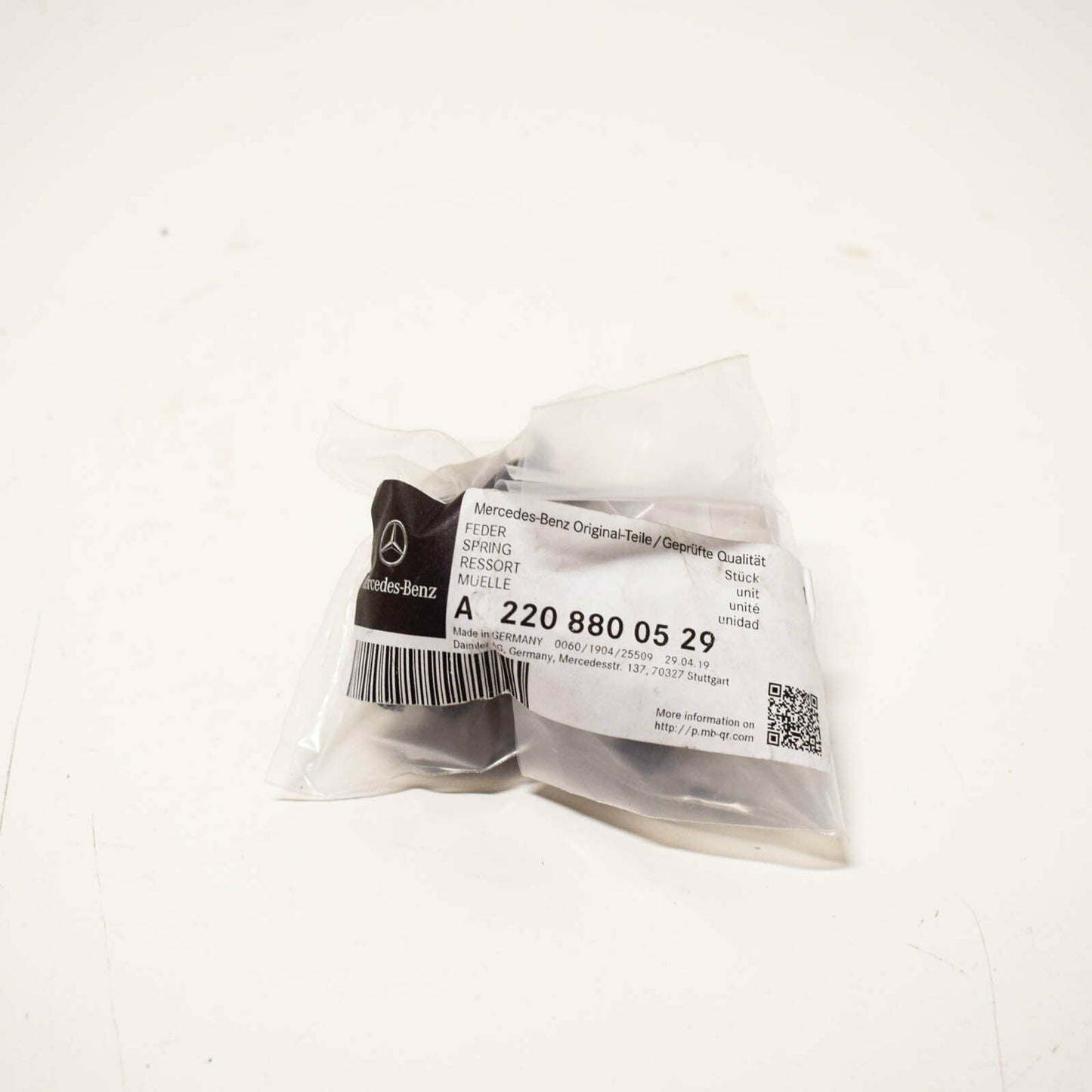 NEW MERCEDES BENZ S-CLASS W220 HOOD SPRING A2208800529 ORIGINAL