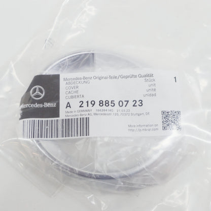 NEW MB CLS C219 FRONT BUMPER LEFT FOG LIGHT CHROMED RING A2198850723