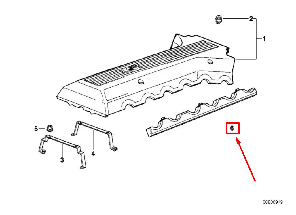 NEW BMW 7 E38 SOUND INSULATION 11611729659 1729659 ORIGINAL