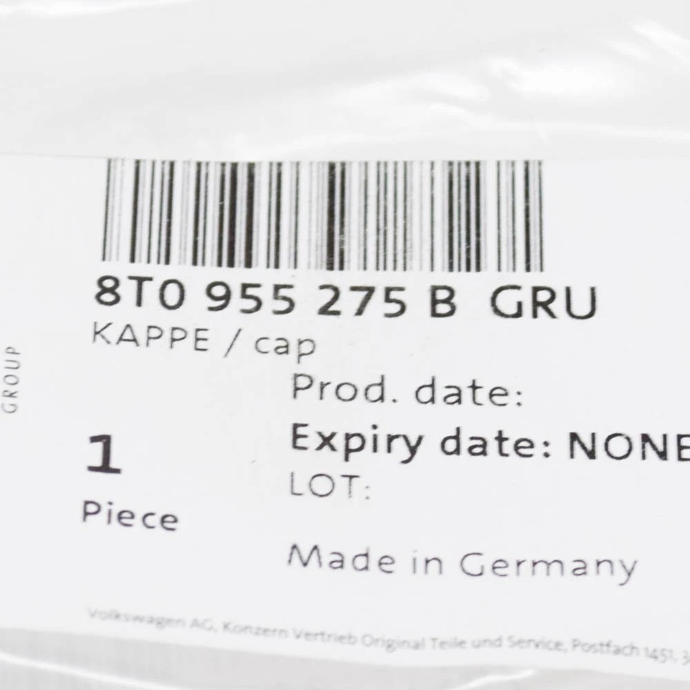 NEW AUDI A5 S5 8T LEFT HEADLIGHT WASHER COVER 8T0955275BGRU ORIGINAL