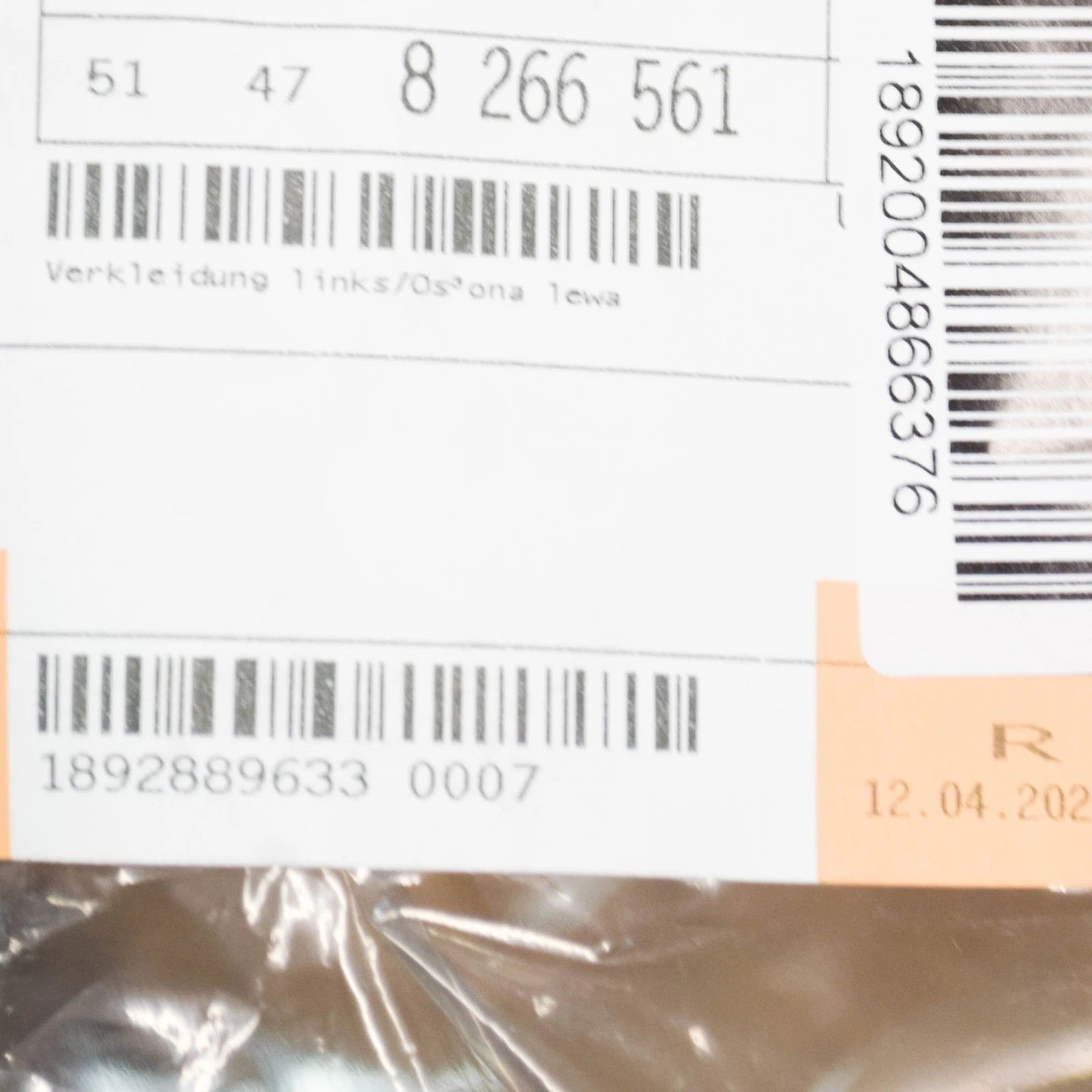 NEW BMW 3 E46 REAR LEFT TRUNK TRIM 51478266561 8266561 ORIGINAL