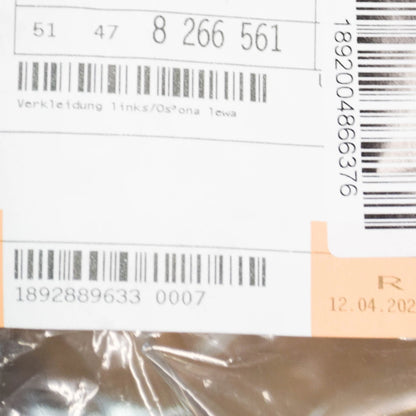 NEW BMW 3 E46 REAR LEFT TRUNK TRIM 51478266561 8266561 ORIGINAL