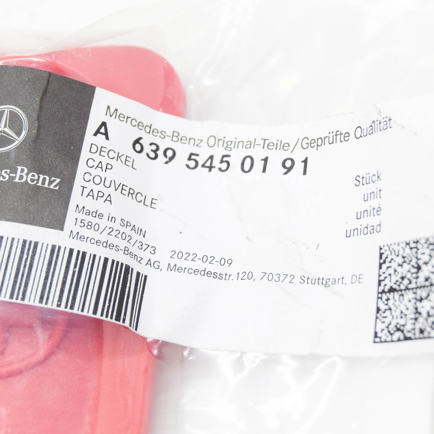 NEW MERCEDES-BENZ VITO W639 CONTROL MODULE BOX HOUSING CAP A6395450191 ORIGINAL