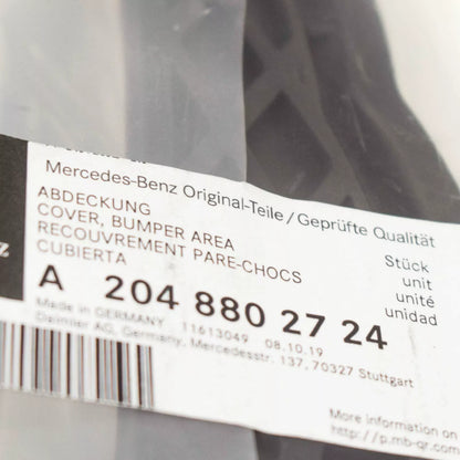 NEW MERCEDES-BENZ C W204 FRONT LEFT BUMPER GRILLE A2048802724 ORIGINAL