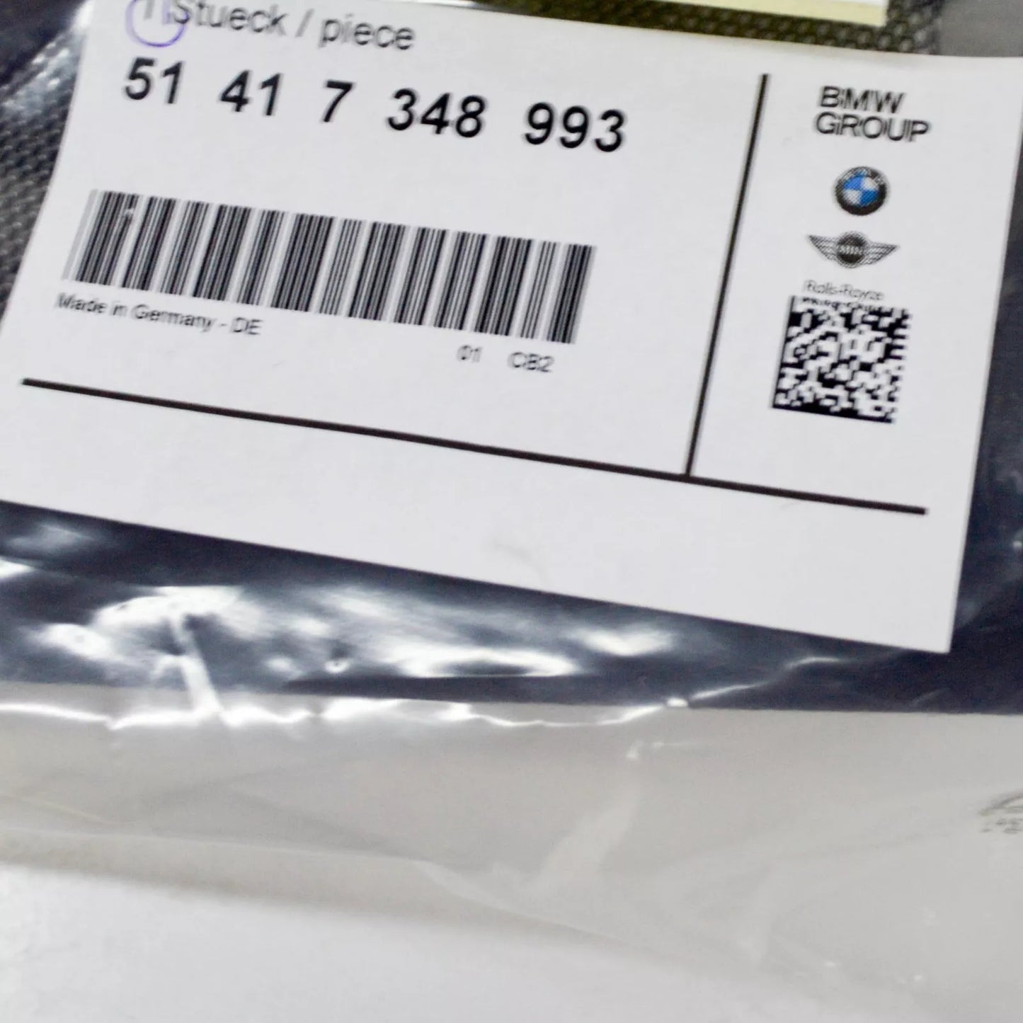 NEW BMW 5 F07 FRONT LEFT MIRROR TRIANGLE COVER 51417348993 7348993 ORIGINAL