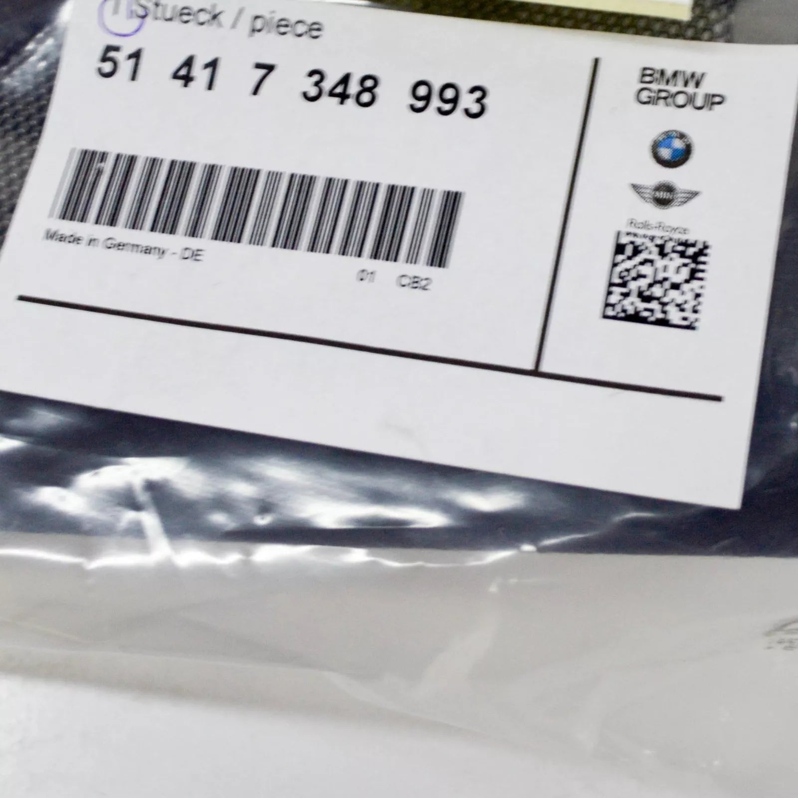 NEW BMW 5 F07 FRONT LEFT MIRROR TRIANGLE COVER 51417348993 7348993 ORIGINAL