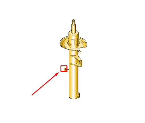 new vw id.3 e11 front gas shock absorber 1ea413023ad original