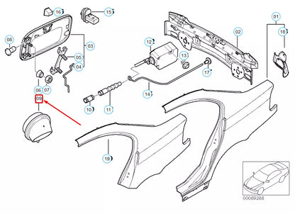 NEW BMW 3 E46 FUEL TANK FILLER POT 51718208646 8208646 ORIGINAL