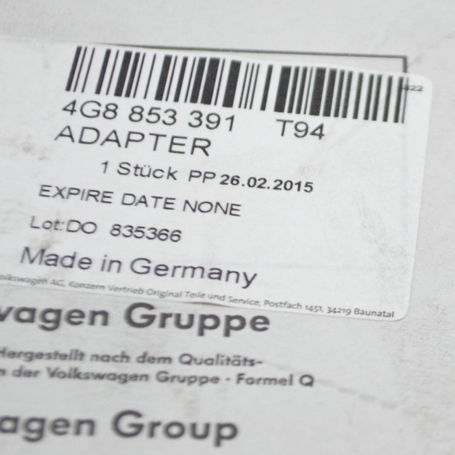 NEW AUDI RS7 4G8 FRONT RADIATOR GRILLE BADGE ADAPTER 4G8853391T94 ORIGINAL