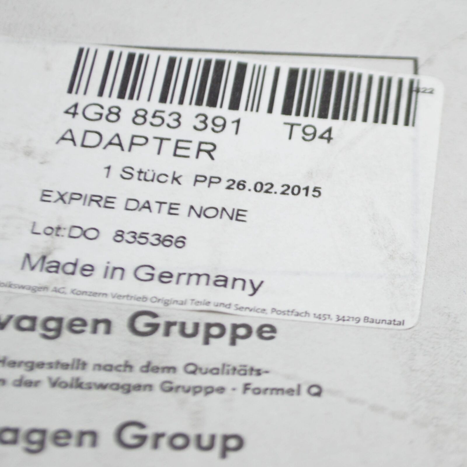 NEW AUDI RS7 4G8 FRONT RADIATOR GRILLE BADGE ADAPTER 4G8853391T94 ORIGINAL