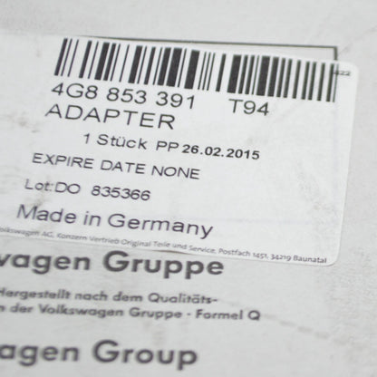 NEW AUDI RS7 4G8 FRONT RADIATOR GRILLE BADGE ADAPTER 4G8853391T94 ORIGINAL