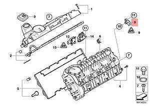 NEW BMW 5 E60 2.0D 130KW ENGINE CAMSHAFT POSITION SENSOR 13627792256 ORIGINAL