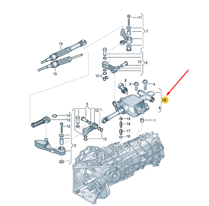 new audi r8 42 manual gearbox switch unit 086311681d original