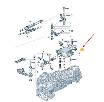 new audi r8 42 manual gearbox switch unit 086311681d original