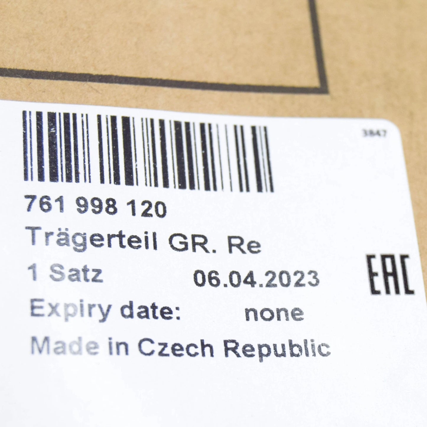 NEW VW TOUAREG CR RIGHT UPPER HEADLIGHT TRIM REPAIR SET 761998120 ORIGINAL