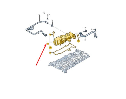 NEW CUPRA FORMENTOR OIL SEPERATOR 07K103495E ORIGINAL