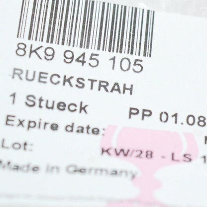 NEW AUDI A4 ALLROAD QUATTRO B8 REAR LEFT BUMPER REFLECTOR 8K9945105 ORIGINAL