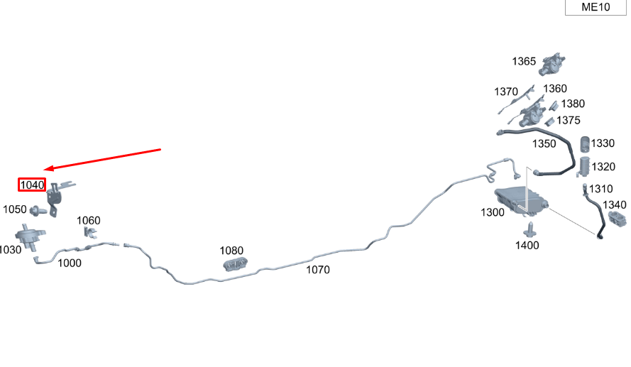 new mercedes-benz gla h247 purge valve bracket a2474760800 original