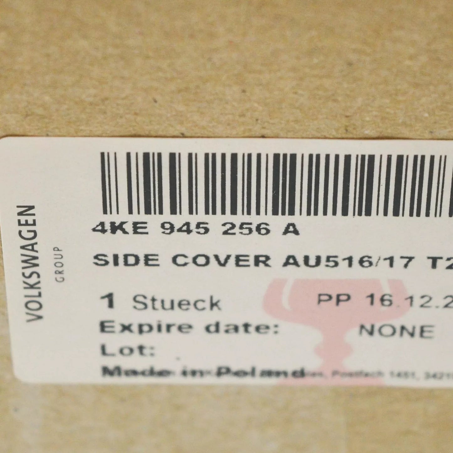 NEW AUDI E-TRON REAR RIGHT TRUNK TAIL LIGHT BRACKET 4KE945256A ORIGINAL