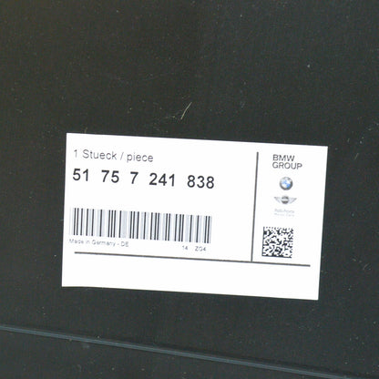 NEW BMW 1 F21 RIGHT SIDE UNDERBODY COVER 51757241838 ORIGINAL