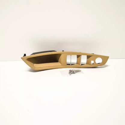 NEW BMW F10 F11 F18 DOOR HANDLE TRIM BEIGE FRONT LEFT 51417225867 7225867