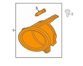 NEW BMW 2 F23 M FRONT BUMPER RIGHT FOG LIGHT 63177839866 ORIGINAL