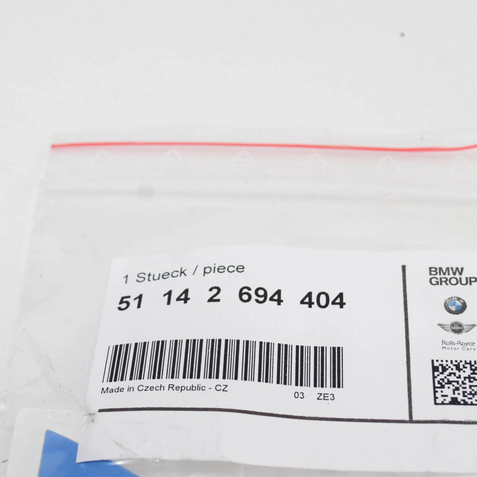 NEW BMW E39 Z3 TRUNK LID CHROME M PERFORMANCE STICKER 51142694404 ORIGINAL