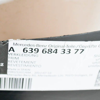 NEW MB VITO W639 FRONT RIGHT WHEEL HOUSING LINER COVER A6396843377 ORIGINAL