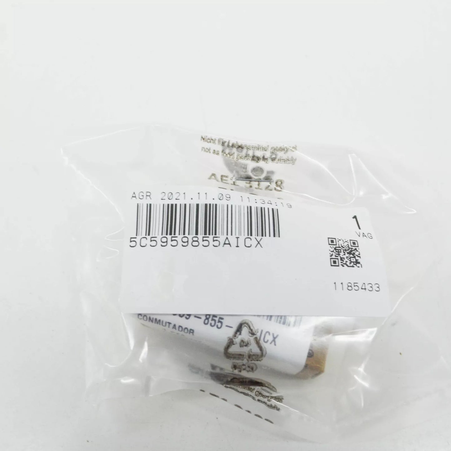 NEW VW BEETLE A5 FRONT RIGHT DOOR WINDOW SWITCH LHD 5C5959855AICX