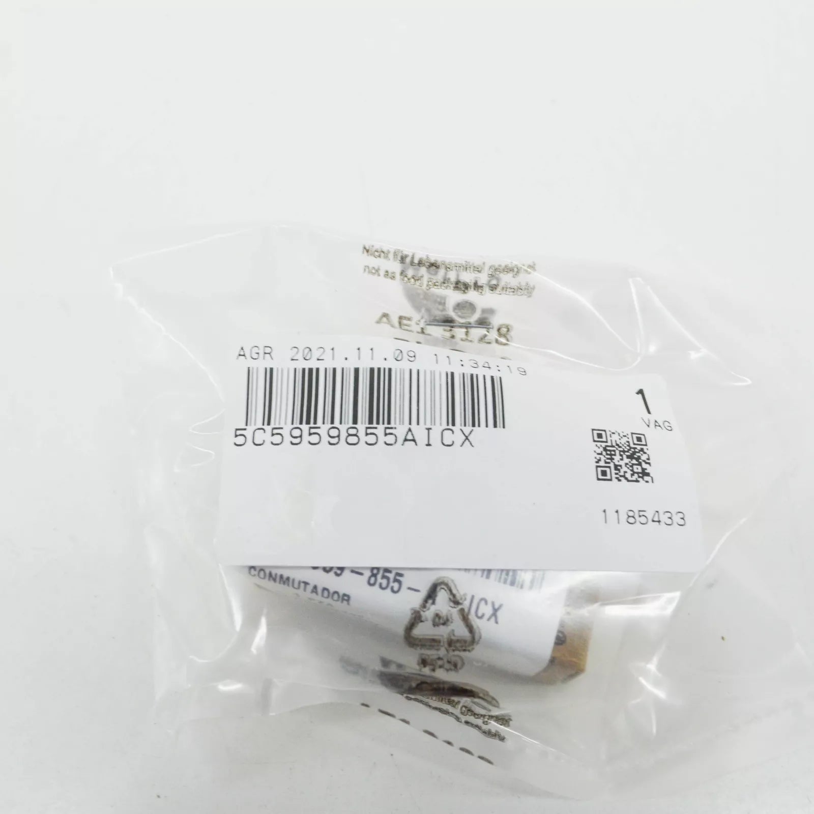 NEW VW BEETLE A5 FRONT RIGHT DOOR WINDOW SWITCH LHD 5C5959855AICX