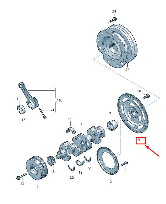 new audi q5 fy clutch plate 06h105323ae original