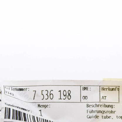 NEW BMW X5 E53 UPPER OIL DIPSTICK GUIDE TUBE 11437536198 7536198 ORIGINAL