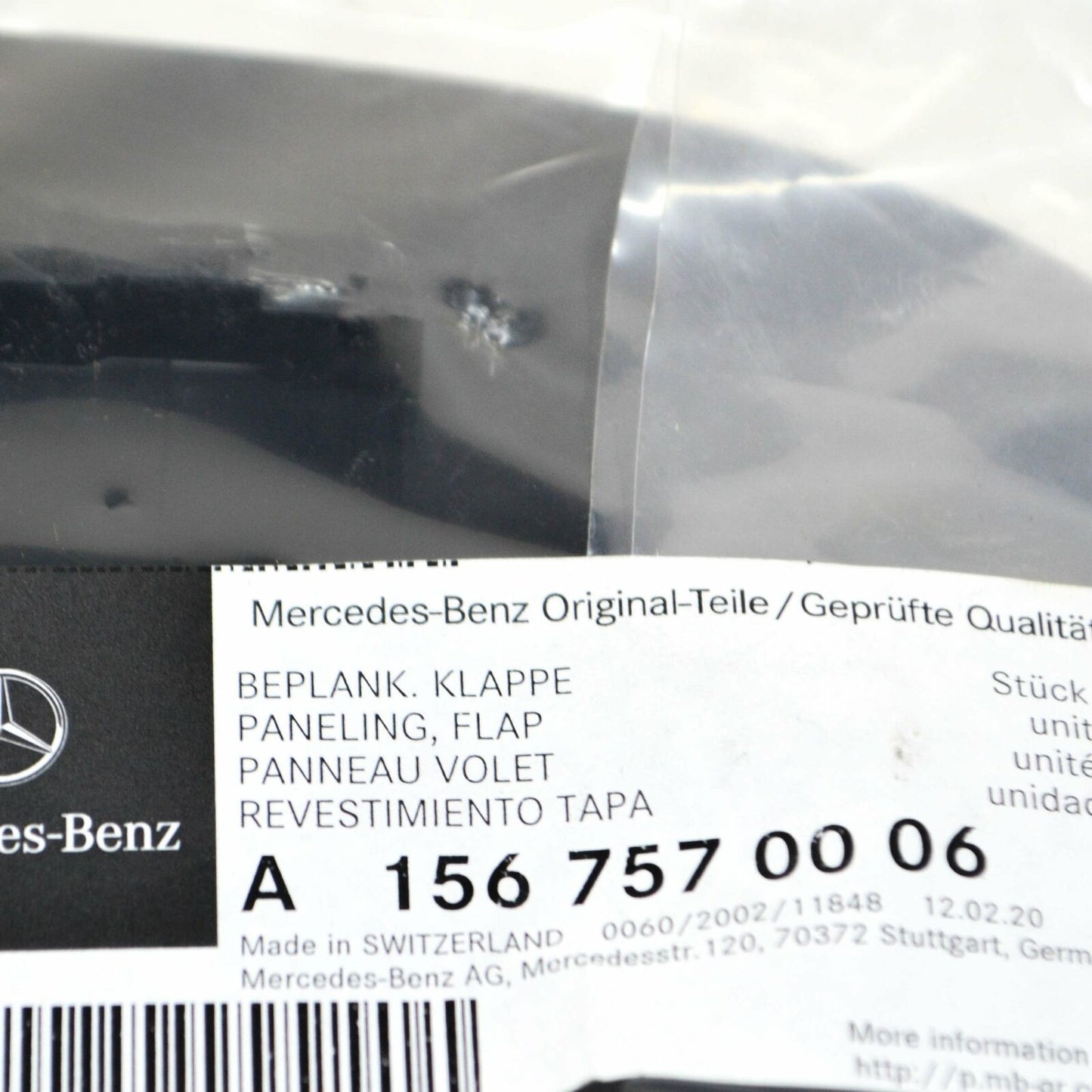 NEW MERCEDES-BENZ GLA X156 FUEL TANK FILLER FLAP PANELING A1567570006 ORIGINAL