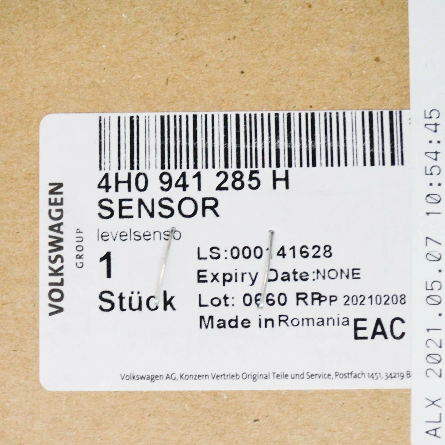 NEW AUDI A6 4G C7 FRONT LEFT LEVEL SENSOR WITH POLES 4H0941285H