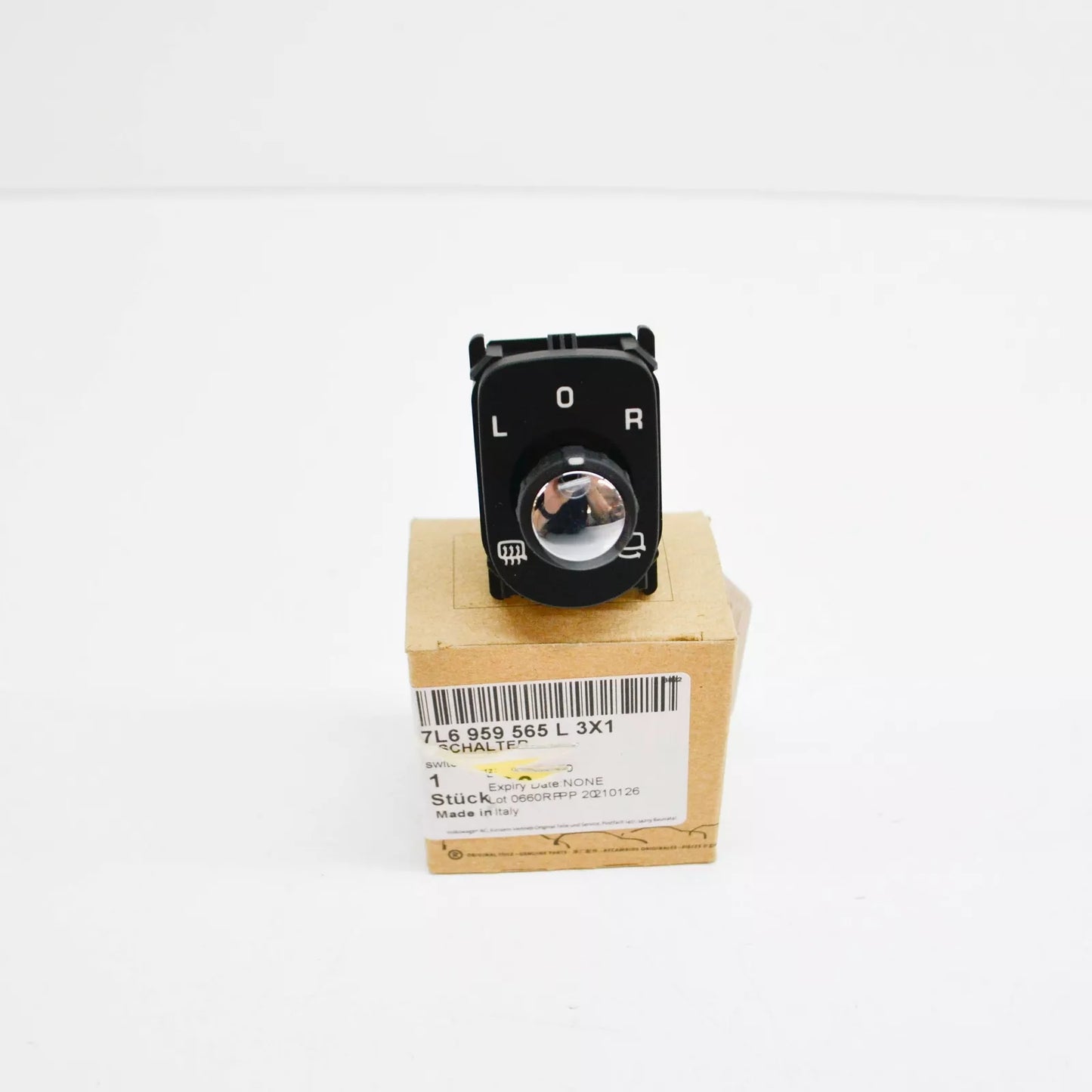 NEW VW TOUAREG 7L FRONT LEFT POWER FOLDING MIRROR SWITCH 7L6959565L3X1