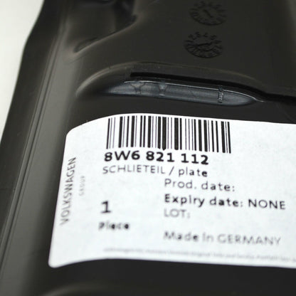 NEW AUDI A5 CABRIO 8W6 FRONT RIGHT WING REAR PLATE COVER 8W6821112 ORIGINAL