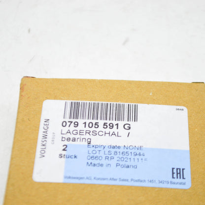 NEW AUDI Q7 4L LOWER ENGINE CRANKSHAFT BEARING 079105591G ORIGINAL