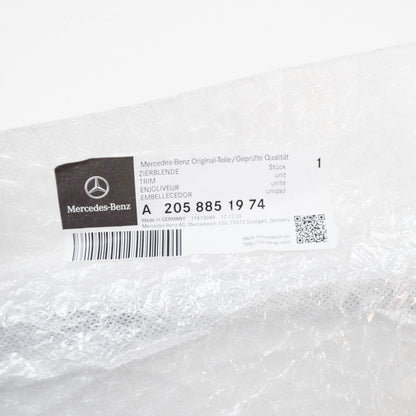NEW MERCEDES-BENZ C-CLASS W205 FRONT BUMPER LEFT MOLDING TRIM A2058851974