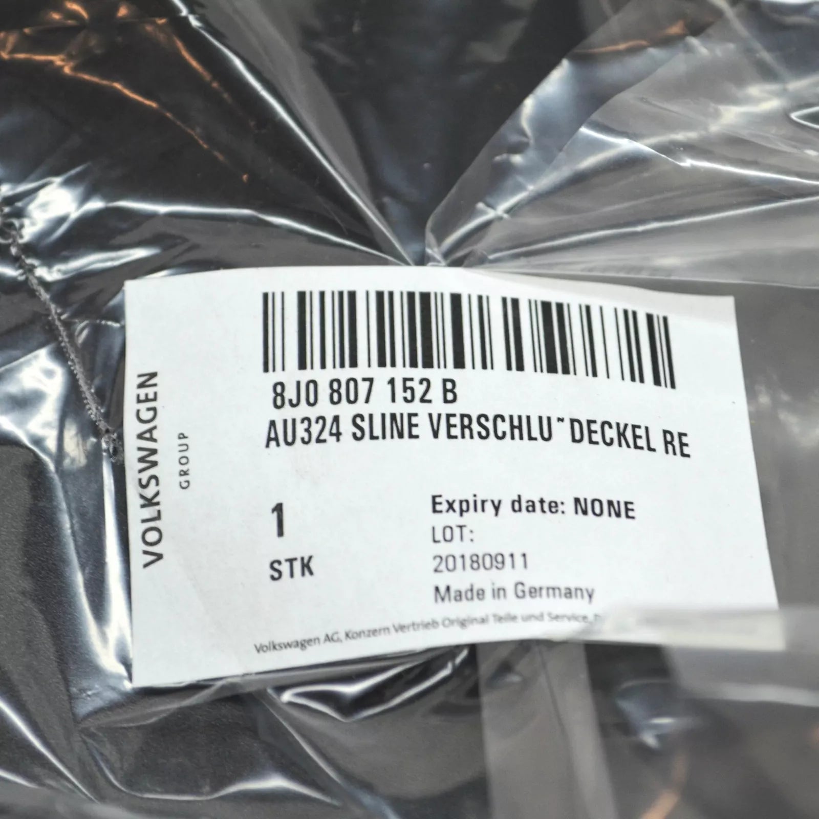 NEW AUDI TT 8J FRONT RIGHT FOG LIGHT GRILLE TRIM 8J0807152B