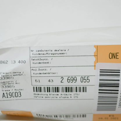 NEW BMW 3 E46 A COLUMN ITS COVERING 51432699055 2699055 ORIGINAL