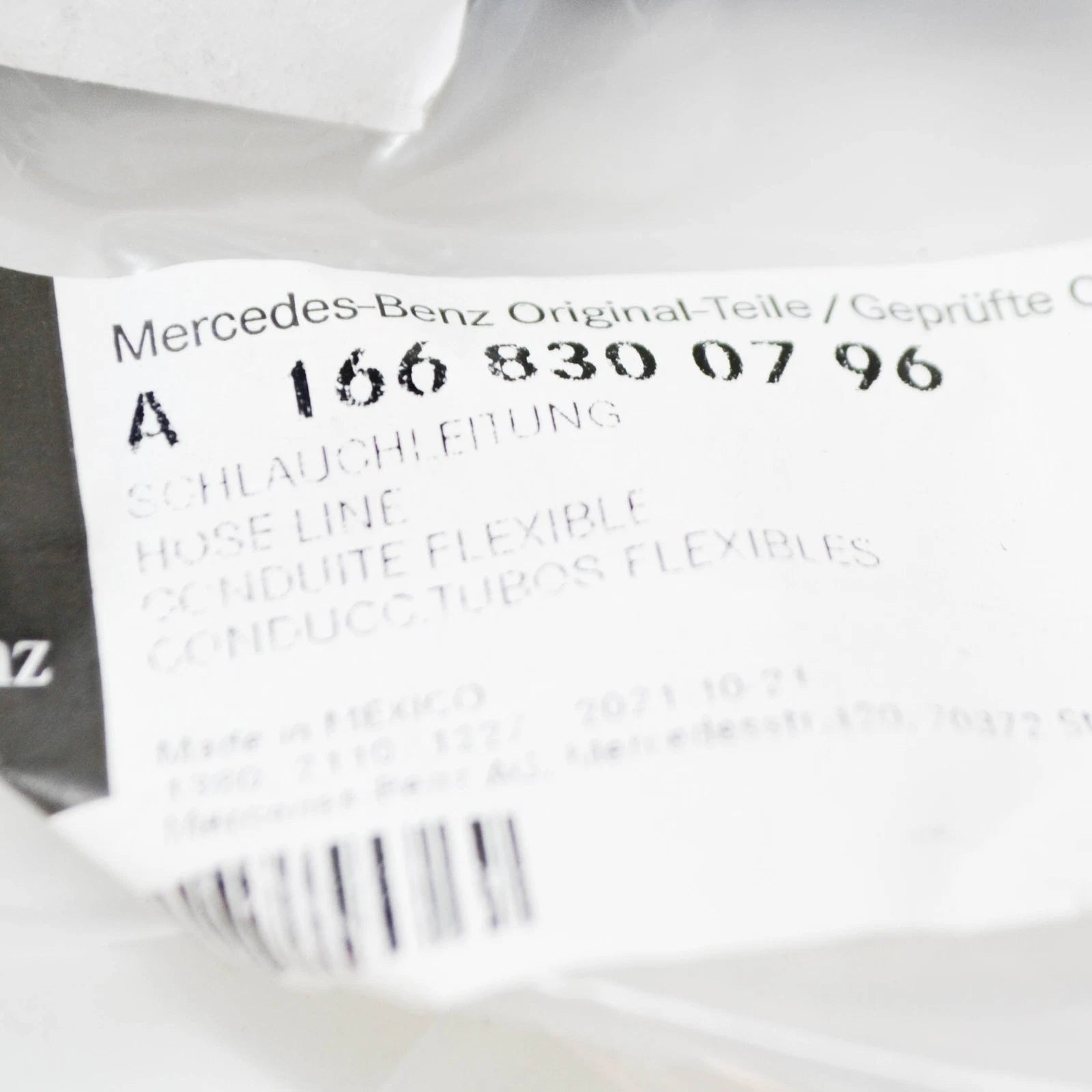 NEW MERCEDES-BENZ GLE W166 ENGINE COOLANT HOSE A1668300796 ORIGINAL