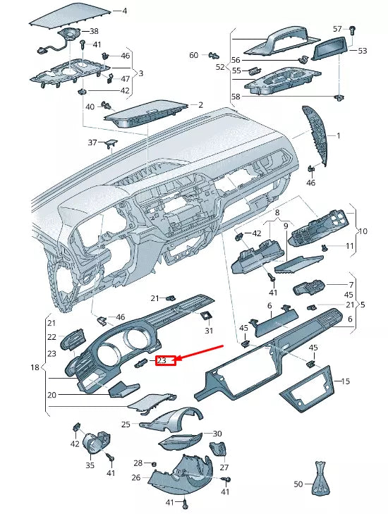 NEW VW TOURAN 5T TRIP RECORDER KM/MILES KNOB 5TA919069LKT
