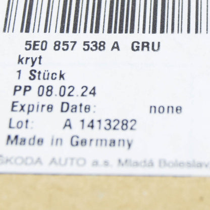 NEW SKODA OCTAVIA 5E MK3 UPPER FRONT RIGHT MIRROR CAP 5E0857538AGRU ORIGINAL
