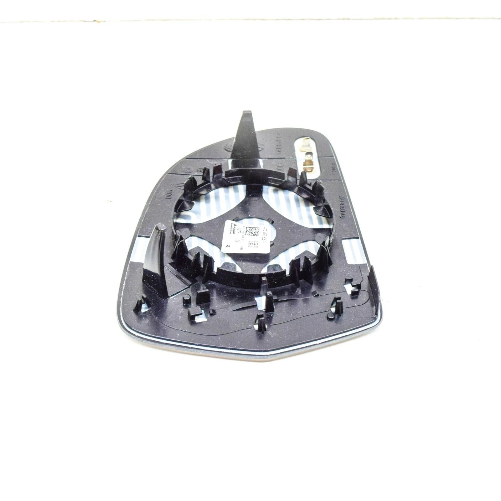 NEW AUDI A3 8P FRONT LEFT DOOR MIRROR GLASS WITH PLATE 4F0857535AF