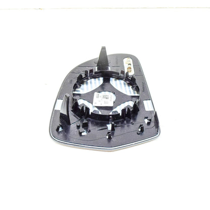 NEW AUDI A3 8P FRONT LEFT DOOR MIRROR GLASS WITH PLATE 4F0857535AF