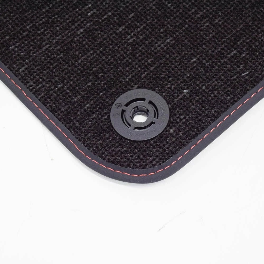 NEW AUDI A4 AVANT B9 VELOUR BLACK REAR FLOOR MAT SET 8W0864450BBMU