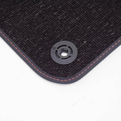 NEW AUDI A4 AVANT B9 VELOUR BLACK REAR FLOOR MAT SET 8W0864450BBMU