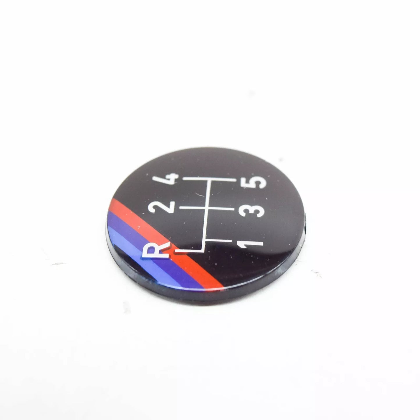 NEW BMW 5 E28 M TECHNIC 5-SPEED SHIFT GEAR KNOB BADGE EMBLEM 25111220955