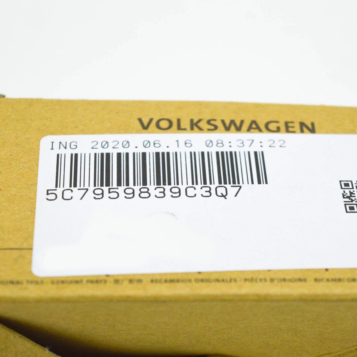 NEW VOLKSWAGEN JETTA MK3 A5 1K5 IGNITION BUTTON 5C7959839C3Q7 OEM