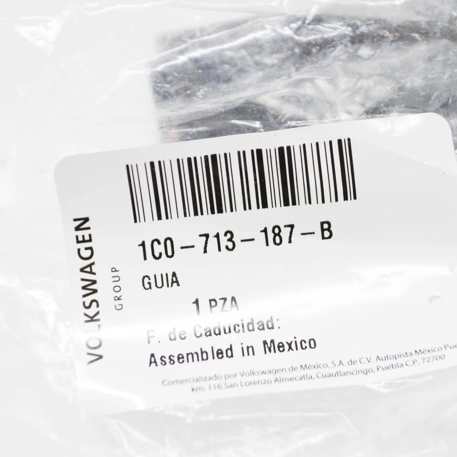 NEW VOLKSWAGEN BEETLE 9C FRONT CENTER CONSOLE GUIDE 1C0713187B